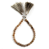 GOLDEN SUNSTONE 6MM PLAIN BALLS 8" PER LINE