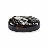 SMOKY QUARTZ ROUGHTOP OVAL CAB 16X12MM 7.90Cts.