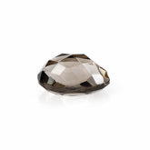 SMOKY QUARTZ TABLE CUT ON OP CHECKER BACK OVAL 8X5MM 1.20Cts.