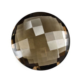 SMOKY QUARTZ BRIOLETTE ROUND 20MM 20.21Cts.