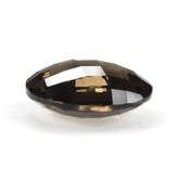 SMOKY QUARTZ BRIOLETTE ROUND 20MM 20.21Cts.