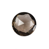 SMOKY QUARTZ ROSE CUT BRIOLETTE ROUND 12MM 4.77Cts.