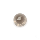 SMOKY QUARTZ ROSE CUT ROUND CAB (LITE) 5MM 0.37Cts.