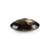 SMOKY QUARTZ BRIOLETTE ROUND (FULL DRILL) 12MM 4.44 Cts.