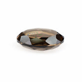 SMOKY QUARTZ BOTH SIDE TABLE CUT ROUND 12MM 4.02Cts.