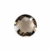 SMOKY QUARTZ BRIOLETTE ROUND (FULL DRILL) 10MM 3.10Cts.