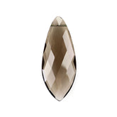 SMOKY QUARTZ BRIOLETTE IRREGULAR MARQUISE (FULL DRILL) 30X12MM 10.87 Cts.