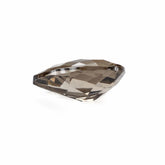 SMOKY QUARTZ CHECKER CUT PEAR 13X9MM 3.47 Cts.