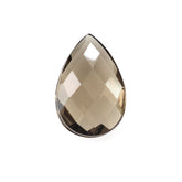 SMOKY QUARTZ BRIOLETTE PEAR ( GROOVE IN GIRDLE) 15X10MM 5.67 Cts.