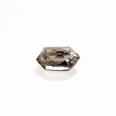 SMOKY QUARTZ CHECKER CUT HEXAGON 4X2MM 0.10 Cts.