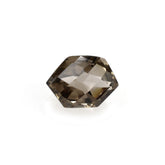 SMOKY QUARTZ CUT HEXAGON 7X5MM 0.84 Cts.