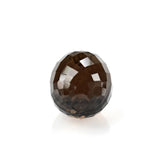 SMOKY QUARTZ CHECKER CUT OLIVE (HALF DRILL) 12X10MM 8.75 Cts.