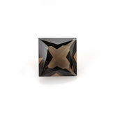 SMOKY QUARTZ PRINCESS CUT SQUARE 9MM 3.10Cts.