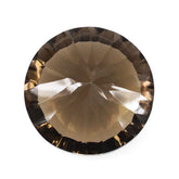 SMOKY QUARTZ CONCAVE CUT ROUND 15MM 10.40Cts.