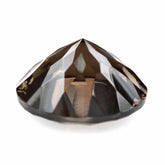 SMOKY QUARTZ CONCAVE CUT ROUND 12MM 5.50Cts.