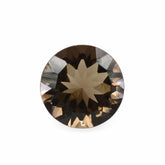 SMOKY QUARTZ CONCAVE CUT ROUND 6.50MM 0.93Cts.