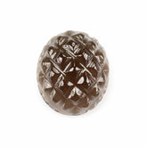 SMOKY QUARTZ PINEAPPLE CARVED CAB 14X12MM 7.20Cts.