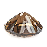 SMOKY QUARTZ CONCAVE SPLENDOR CUT ROUND 16MM 13.55 Cts.