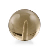 SMOKY QUARTZ PLAIN BALLS MEDIUM (HALF DRILL) 8MM 3.57 Cts.