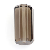 SMOKY QUARTZ STEP CUT BARREL (FULL DRILL 1MM) 14.50X7.20MM 8.00 Cts.