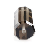 SMOKY QUARTZ STEP CUT BARREL (FULL DRILL 1MM) (SI) 20X8MM 13.63 Cts.