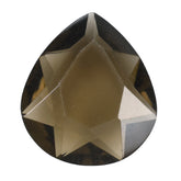 SMOKY QUARTZ BOTH SIDE TABLE CUT PEAR 16X14MM 7.82 Cts.