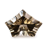 SMOKY QUARTZ CONCAVE CUT PENTAGON (DES#8) 14X10MM 4.10 Cts.
