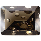 SMOKY QUARTZ SUPPER BUBBLE OCTAGON (DES#116) 16X12MM 9.76 Cts.