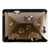 SMOKY QUARTZ SUPPER BUBBLE OCTAGON (DES#116) 16X12MM 9.76 Cts.