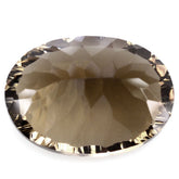 SMOKY QUARTZ CONCAVE CUT OVAL (DES#73) 18X13MM 11.84 Cts.