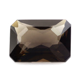 SMOKY QUARTZ OCTAGON RADIANT CUT WITH OCTAGON (DES#1) 14X10MM 6.20 Cts.