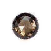 SMOKY QUARTZ HIGH DOME ROSE CUT ROUND (DES#17) 7MM 1.69 Cts.