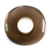 SMOKY QUARTZ ORGANIC ROUND BEADS (DES#155) (SI/HI) 14MM 9.42 Cts.