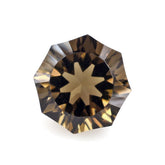 SMOKY QUARTZ NINETY CUT ROUND (DES#83) 9.50MM 3.55 Cts.