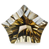 SMOKY QUARTZ CONCAVE CUT PENTAGON (DES#8) 16X13MM 7.50 Cts.