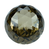 SMOKY QUARTZ HIGH DOME ROSE CUT ROUND (LITE) 16MM 14.75 Cts.