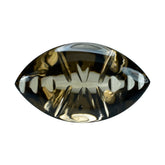 SMOKY QUARTZ BUFFTOP CROSS CONCAVE BACK MARQUISE (DES#102) (MEDIUM) 20X12MM 9.84 Cts.