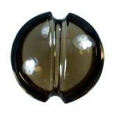 SMOKY QUARTZ LENTIL ROUND CARVED BELT (DES#25) (MEDIUM) 12MM 4.80 Cts.