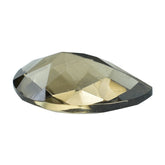 SMOKY QUARTZ CHECKER CUT PEAR 14X9MM 3.62 Cts.