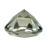 SMOKY QUARTZ PENTAGON ROUND WITH STAR CUT BACK (DES#43) (LITE) 12MM 6.11 Cts.