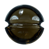 SMOKY QUARTZ LENTIL ROUND CARVED BELT (DES#25) (DARK) 12MM 5.35 Cts.