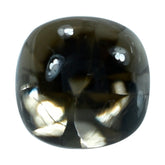 SMOKY QUARTZ BUFFTOP TWISTED CONCAVE CUSHION (MEDIUM) 6MM 1.10 Cts.