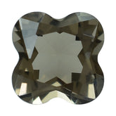 SMOKY QUARTZ CUT CLOVER (MEDIUM) 4MM (THICKNESS:-3.00-3.40MM) 0.36 Cts.