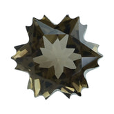 SMOKY QUARTZ CUT SNOWFLAKE SHAPE (MEDIUM) 6MM (THICKNESS:-4.50MM) 0.92 Cts.