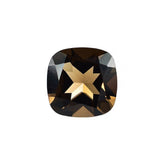 SMOKY QUARTZ CUT CUSHION (DARK/CLEAN) 7X7MM 1.33 Cts.