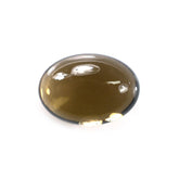SMOKY QUARTZ PLAIN OVAL CAB 10X14MM 6.62 Cts.