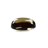 SMOKY QUARTZ PLAIN OVAL CAB 10X14MM 6.62 Cts.