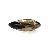 SMOKY QUARTZ ROSE CUT BRIOLETTE PEAR 14X10MM 4.65 Cts.