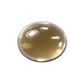 SMOKY QUARTZ PLAIN OVAL CAB 12X10MM 4.06 Cts.