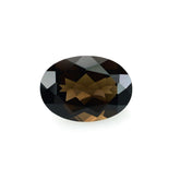 SMOKY QUARTZ CUT OVAL (DARK/CELAN) 14X10MM 5.10 Cts.